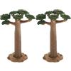 2 Pcs Albero Di Simulazione Piccolo Finto Piccoli Modelli Alberi