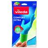 Vileda Comfort Extra guanti casalinghi confortevoli guanti in lattice design ergonomico
