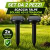 Sonic Pulses Scaccia Talpe Solare ad Ultrasuoni Giardino Orto e Prato Roditori Topi Serpenti