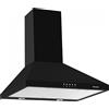Glem Gas Cappa Cucina Aspirante a Parete Larghezza 60 cm Classe C Nero GHP645BK