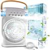 Bseical Condizionatore portatile 4 in 1, ventilatore, umidificatore, LED, ricaricabile