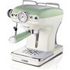 Ariete 1389 Vintage Macchina da Caffè Espresso e Cappuccino 15 Bar Verde