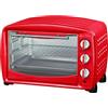 Akai Fornetto Elettrico 26 Litri 1500 Watt con Timer Rosso AKFE257 ROSSO AKAI