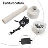 Ventilatore Silenzioso 50mm con Adattatore di Alimentazione da 220V a 12V per Ci