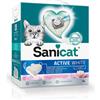 Sanicat Lettiera agglomerante Active White Fiore di Loto A base di minerali naturali per