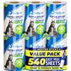 PetLovers ricariche sticky mega value extra 540 fogli per rimozione peli di animali