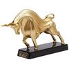 HAUCOZE Amoy-Art Scultura Toro Statuetta Wall Street Bull Decor Statua Resina Arte Regal