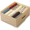 Cassettiera Pieghevole Non Tessuto per Organizzazione Armadio Doppia Design