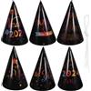 6 Pcs Cappellini Festa Cono Di Carta Per Feste Cappello Da Capodanno