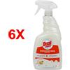 DUALPOWER 6 X Dual Power Ultra Sgrassatore Professional Marsiglia Trigger 750 Ml Ultra Po