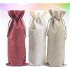3 Pcs Borse Riutilizzabili Per Vino Sacchi Di Juta Confezioni Sacchetti