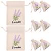 8 Pcs Sacchetti Di Tela Con Coulisse Borse Ricamate Custodia Per Gioielli