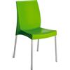 UP ON N° 20 SEDIE BOULEVARD GRAND SOLEIL IMPILABILE OPACA GAMBE IN ALLUMINIO