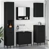 vidaXL Set di mobili per il bagno Legno ingegnerizzato, Metallo Mobili moderno vidaXL