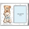 Valenti PORTAFOTO CORNICE FOTO IN ARGENTO 10x15 ORSETT1 CELESTE VALENTI BR164/3XC