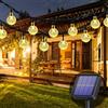Lezonic Catena Luminosa Esterno Solare, 50 LED Luci Solari Giardino con Sfere...