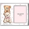 Valenti PORTAFOTO CORNICE FOTO IN ARGENTO 10x15 ORSETT1 ROSA VALENTI BR164/3XR