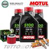 MOTUL - HIFLO - NGK Tagliando BENELLI Imperiale 400 2019-2024 / Kit Olio Motul 5100 Filtro Candele