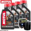 Motul Harley-Davidson FXBB Street Bob 2018- Tagliando Olio Motul 7100 20W-50 4T 4 l...