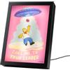 Grupo Erik The Simpsons Quadro Luminoso LED | Simpsons Regalo | Lampada da Tavolo con Cornice, Effetto Doppia Immagine, 15 Modalità di Luce, Cavo USB Incluso, 20 x 28 x 5 cm