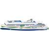 Siku 1728, Traghetto Tallink Megastar, 1:1000, Metallo,Plastica, Bianco,Blu,Verd