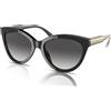 Michael Kors Makena MK2158 Occhiali Da Sole Donna Cat-Eye Nero Grigio