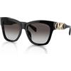 Michael Kors Empire Square MK2182U Occhiali Da Sole Donna Neri/Grigio Scuro Grad