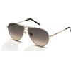 Mulberry Riders Occhiali da Sole SML250 0594 Oro Lucido/Beige Fumo