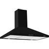 Glem Gas Cappa Cucina Aspirante/Filtrante a Parete 90 cm Classe C Nero GHP945BK