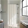 YISURE Tenda da doccia stretta, 120 cm di larghezza, per piccole vasche da bagno