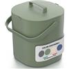 PTMS® Bidone Umido 6L con Coperchio da Appendere e Setaccio Interno | Pattumiera