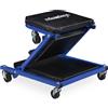 Relaxdays Carrello sotto Auto da Meccanico, Sgabello Officina con Ruote a 360°,