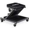 Relaxdays Carrello sotto Auto da Meccanico, Sgabello Officina con Ruote a 360°,