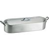 Baldassare agnelli Pentole Agnelli Family Pesciera, Alluminio, Argento, 40 cm
