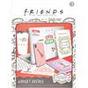 Paladone Friends Gadget decalcomanie - 4 fogli di adesivi rimovibili impermeabili per com