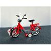 Teorema scooter bye bye PIAGGIO CIAO SI BRAVO BOXER a retrocarica 11 cm rosso Teorema
