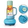 Ninja Frullatore Ninja BlendBoss con bicchiere portatile, frullatore personale con bicchiere da viaggio rimovibile, 3 modalità preimpostate automatiche, blu lampone DB351UKBL