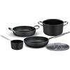 Ballarini Set di pentole antiaderenti, 5 pezzi Ballarini serie 2100, Made in Italy