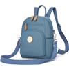 Miss Lulu Borsa Zaino Donna Leggero, Zainetto Antifurto Impermeabile 8 Tasche, Zaini Casual Tracolla Regolabile a Singola/Doppia Spalla, per Viaggio, Scuola, Lavoro, Shopping e Università