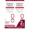 Dermafresh Odor Control, Deodorante Attivo Spray, Antiodore, No Gas, 2 Deodorant