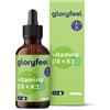Gloryfeel Vitamina D3 K2 50ml in Gocce, Eletto PRODOTTO DELL'ANNO 2025, Colecalciferolo 10