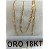 Collana in oro giallo 750 18 kt carati lunga cm 60,0 peso grammi 3,90 uomo +225