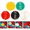 5 Pcs Spilla Con Carattere Cinese Parole Dei Caratteri Cinesi Pin Carina