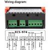 per ECS-974 Regolatore di Temperatura Digitale 220V Termostato di Refrigerazione