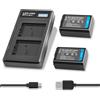 Natno NP-FW50 Batteria di Ricambio e Caricabatteria per Sony Alpha 6500 6400 6300 6000
