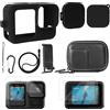 LURICO Custodia protettiva in silicone per Go Pro Hero 13 nero, set di accessori con co