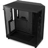 NZXT H6 Flow, CC-H61FB-01, Case Mid-Tower Compatto a Doppia Camera con Flusso d'