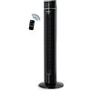 Orbegozo TWM 1009 - Ventilatore a torre con telecomando, ionico, 60 W, 3 velocità, vaschetta portaessenze, pannello frontale LED, nero