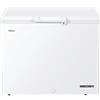 Haier HCE301E Congelatore Orizzontale a Pozzetto, 300 Litri, Temperatura Regolabile, Funzione Fast Freeze, Silenzioso, Libera Installazione, 111x62x84,5cm, Bianco, Classe E