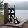 Trolley da Pesca con Ruote Durevole Carrello Zaino con Telaio in Alluminio